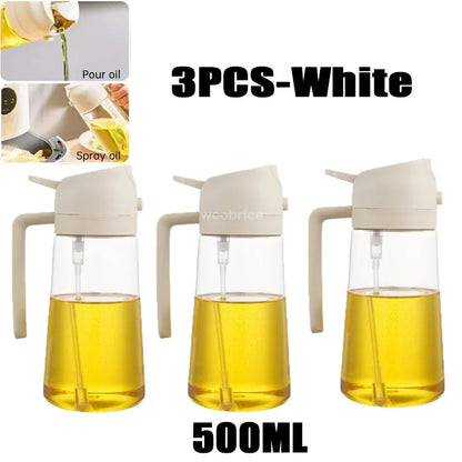Plastic Spray Oil Sprayer Bottle Spray Oil Dispenser Oil Jar Cruet BBQ Kitchen Baking Roasting Picnic Kitchen Tool