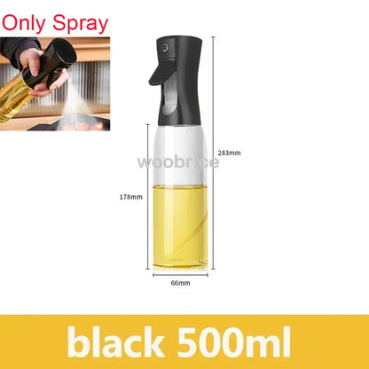 Plastic Spray Oil Sprayer Bottle Spray Oil Dispenser Oil Jar Cruet BBQ Kitchen Baking Roasting Picnic Kitchen Tool