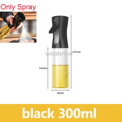 Plastic Spray Oil Sprayer Bottle Spray Oil Dispenser Oil Jar Cruet BBQ Kitchen Baking Roasting Picnic Kitchen Tool