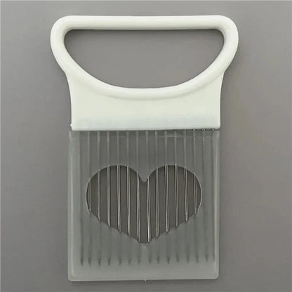 Stainless Steel Onion Cutter Holder Food Slicers Assistant Tomato Onion Slicer Holder Vegetables Cutting Fork Kitchen Gadgets